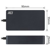 ACT Connectivity USB-C laptoplader met Power Delivery profielen 65W Zwart