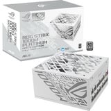 ASUS ROG Strix Platinum White Edition (ROG Equalizer) modulaire 1000 watt voeding  Wit, 1x 12V-2x6, 4x PCIe