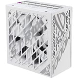ASUS ROG Strix Platinum White Edition (ROG Equalizer) modulaire 1000 watt voeding  Wit, 1x 12V-2x6, 4x PCIe