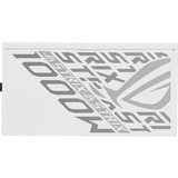 ASUS ROG Strix Platinum White Edition (ROG Equalizer) modulaire 1000 watt voeding  Wit, 1x 12V-2x6, 4x PCIe