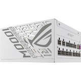 ASUS ROG Strix Platinum White Edition (ROG Equalizer) modulaire 1000 watt voeding  Wit, 1x 12V-2x6, 4x PCIe