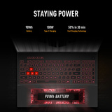ASUS TUF Gaming A16 FA608UMI-TU168W 16"  gaming laptop Zwart/grijs | R7 260 | RTX 5060 | 16 GB | 1 TB SSD