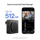 Aqara Slimme Video Deurbel G410 Select Zwart, Wifi, Bluetooth, Zigbee, Matter