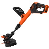 BLACK+DECKER 18V grastrimmer met 2 messen zonder accu Zwart/oranje, 25 cm, accu en oplader niet inbegrepen