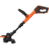 BLACK+DECKER 18V grastrimmer met 2 messen zonder accu Zwart/oranje, 25 cm, accu en oplader niet inbegrepen