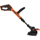 BLACK+DECKER 18V grastrimmer met 2 messen zonder accu Zwart/oranje, 25 cm, accu en oplader niet inbegrepen