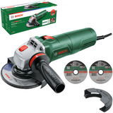 Bosch UniversalGrind 850-125 haakse slijper Groen