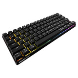 CHERRY XTRFY K33 Compact Wireless RGB gaming toetsenbord Zwart, US lay-out (QWERTY), Mem-chanical, 75%, 75%, ABS keycaps, 2.4 GHz / Bluetooth / USB