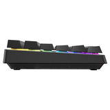 CHERRY XTRFY K33 Compact Wireless RGB gaming toetsenbord Zwart, US lay-out (QWERTY), Mem-chanical, 75%, 75%, ABS keycaps, 2.4 GHz / Bluetooth / USB