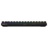 CHERRY XTRFY K33 Compact Wireless RGB gaming toetsenbord Zwart, US lay-out (QWERTY), Mem-chanical, 75%, 75%, ABS keycaps, 2.4 GHz / Bluetooth / USB