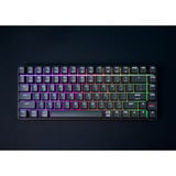 CHERRY XTRFY K33 Compact Wireless RGB gaming toetsenbord Zwart, US lay-out (QWERTY), Mem-chanical, 75%, 75%, ABS keycaps, 2.4 GHz / Bluetooth / USB