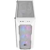 Cooler Master MasterBox TD500 Mesh White midi tower behuizing Wit | 2x USB-A | RGB | Tempered Glass