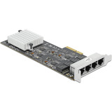 DeLOCK PCI Express x4 naar 4 x RJ45 2,5 GbE netwerkadapter 