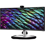 Dell Pro P P3426WEB 34.1" Curved UltraWide monitor Zwart/zilver, Webcam, HDMI, DisplayPort, LAN, Audio, USB-C, 100 Hz