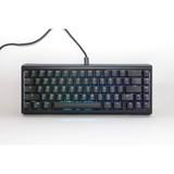 Ducky ProjectD Tinker 65 met QMK/VIA RGB mechanisch toetsenbord Zwart, US lay-out (QWERTY), Cherry MX Red, 65%, RGB leds, Double-shot PBT, Hot-swappable, Gasket mount
