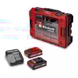 EINHELL Professional Accu Klopboor-/Schroefmachine TP-CD 18/70 Li-i BL+70 (2+3Ah) klopboorschroevendraaier Rood/zwart, Incl. 2.0 Ah + 3.0 Ah Power X-Change accu en lader, 70-delige bit-/booraccessoireset, E-Case S-F