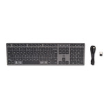 HP 720 Multi-Device Rechargeable Wireless Keyboard Zwart, EU lay-out (QWERTY), 100%, 2.4 GHz / Bluetooth