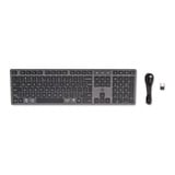 HP 720 Multi-Device Rechargeable Wireless Keyboard, toetsenbord Zwart, EU lay-out (QWERTY), 2.4 GHz / Bluetooth