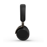 Jabra Evolve3 75 on-ear headset Zwart, Unified Communications (UC), Link390 USB-A, Wireless Charger