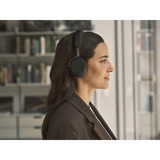 Jabra Evolve3 75 on-ear headset Zwart, Unified Communications (UC), Link390 USB-A, Wireless Charger