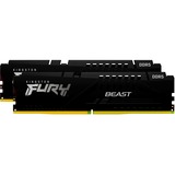 Kingston FURY 64 GB DDR5-6000 (2x 32 GB) Kit werkgeheugen Zwart, KF560C30BBEK2-64, Beast, XMP, EXPO