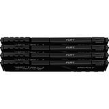 Kingston FURY Beast 128 GB DDR4-3200 (4x 32 GB) werkgeheugen Zwart, KF432C16BBK4/128, XMP 2.0