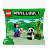 LEGO Minecraft - Steve en babypanda Constructiespeelgoed 30672