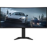 Lenovo G34w-30 34" UltraWide gaming monitor Zwart, 170 Hz (Overclock), HDMI, DisplayPort, Audio, AMD FreeSync