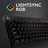 Logitech G213 Prodigy Gaming Keyboard Zwart, US lay-out, Mech dome, RGB leds