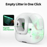 PETKIT Purobot Max Pro automatische kattenbak toilet Wit, AI-Power camera