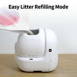 PETKIT Purobot Max Pro automatische kattenbak toilet Wit, AI-Power camera