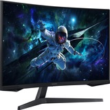 SAMSUNG Odyssey G5 G55C 32" curved gaming monitor Zwart, HDMI, DisplayPort, 165 Hz