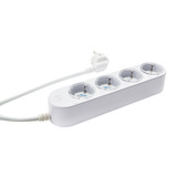 Shelly Power Strip Gen4 stekkerdoos Wit, WiFi, Bluetooth, Zigbee