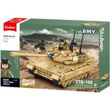 Sluban Army - ZTQ-15S Type 15 Light Tank Constructiespeelgoed Schaal 1:44