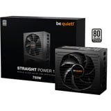 be quiet! Straight Power 12 Platinum modulaire 750 watt voeding  Zwart, 1x 12V-2x6, 4x PCIe