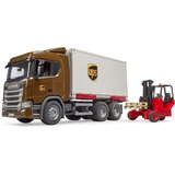 bruder Scania Super 560R UPS logistiek vrachtwagen met heftruck en pallets Modelvoertuig 03582