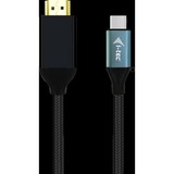 i-tec USB-C naar HDMI kabel Zwart, 2 meter, 4K 60 Hz