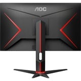 AOC 27G2ZN3/BK 27" gaming monitor Zwart/rood, 2x HDMI, 1x DisplayPort