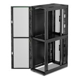 APC NetShelter SX, Server Rack Enclosure, Colocation, 2 x 20U Zwart/groen, 600W x 1070D mm, AR3200B2
