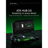 ATK RS6 Air Esports Hall Effect Keyboard Blauwgroen, US lay-out (QWERTY), 65%, RGB