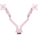 Arozzi Alzare Neo Duo - Gas Spring Monitor Arm - Pink monitorarm Roze