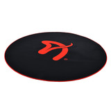 Arozzi ZONA Floor Pad - Black/Red beschermingsmat Zwart/rood