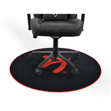 Arozzi ZONA Floor Pad - Black/Red beschermingsmat Zwart/rood
