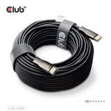 Club 3D HDMI hybride AOC kabel Zwart, 50 meter