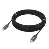 Club 3D Ultra High Speed AOC HDMI 2.1 gecertificeerde unidirectioneel kabel male-male Zwart, 15 meter, 4K 120Hz, 8K 60Hz, 48 Gbps