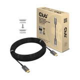 Club 3D Ultra High Speed HDMI gecertificeerde AOC-kabel  Zwart, 15 meter, 4K 120Hz / 8K 60Hz, unidirectioneel