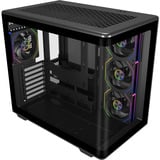 Cooler Master Elite 600 ARGB  midi tower behuizing Zwart | 2x USB-A | 1x USB-C | RGB | Window