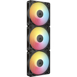 Corsair RS120-R ARGB 120mm PWM Reverse Fans Triple Pack case fan Zwart, 3 Pack, Reverse, 120 mm