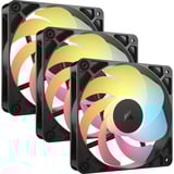Corsair RS120-R ARGB PWM Reverse case fan Zwart, 3 stuks