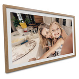 Denver PFF-3263LW Digitale fotolijst 32'' Houtkleur, 32 GB, USB-C, Wi-Fi